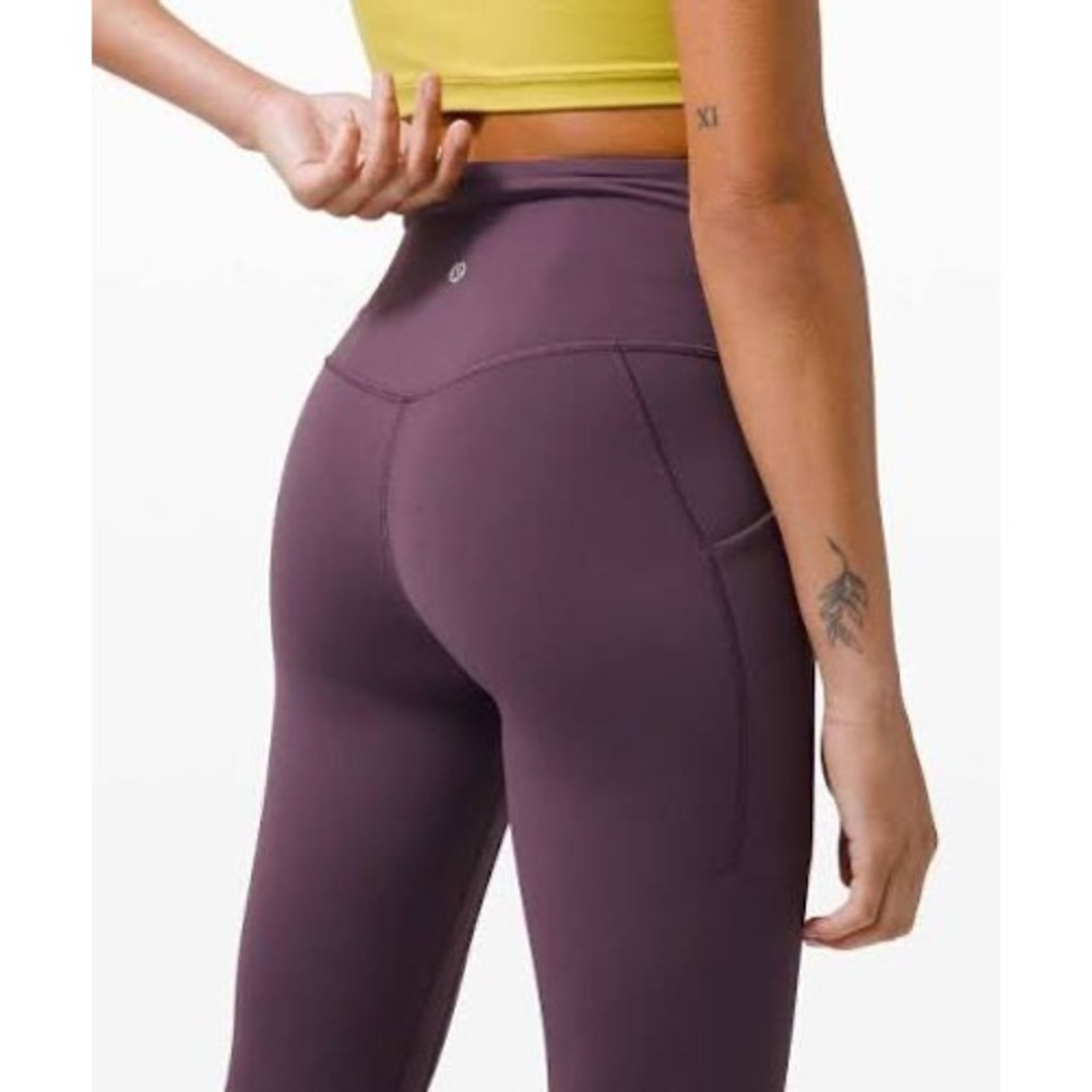 Lululemon Align pocket High Rise Pant Grape Thistle Purple Leggings Size 4
